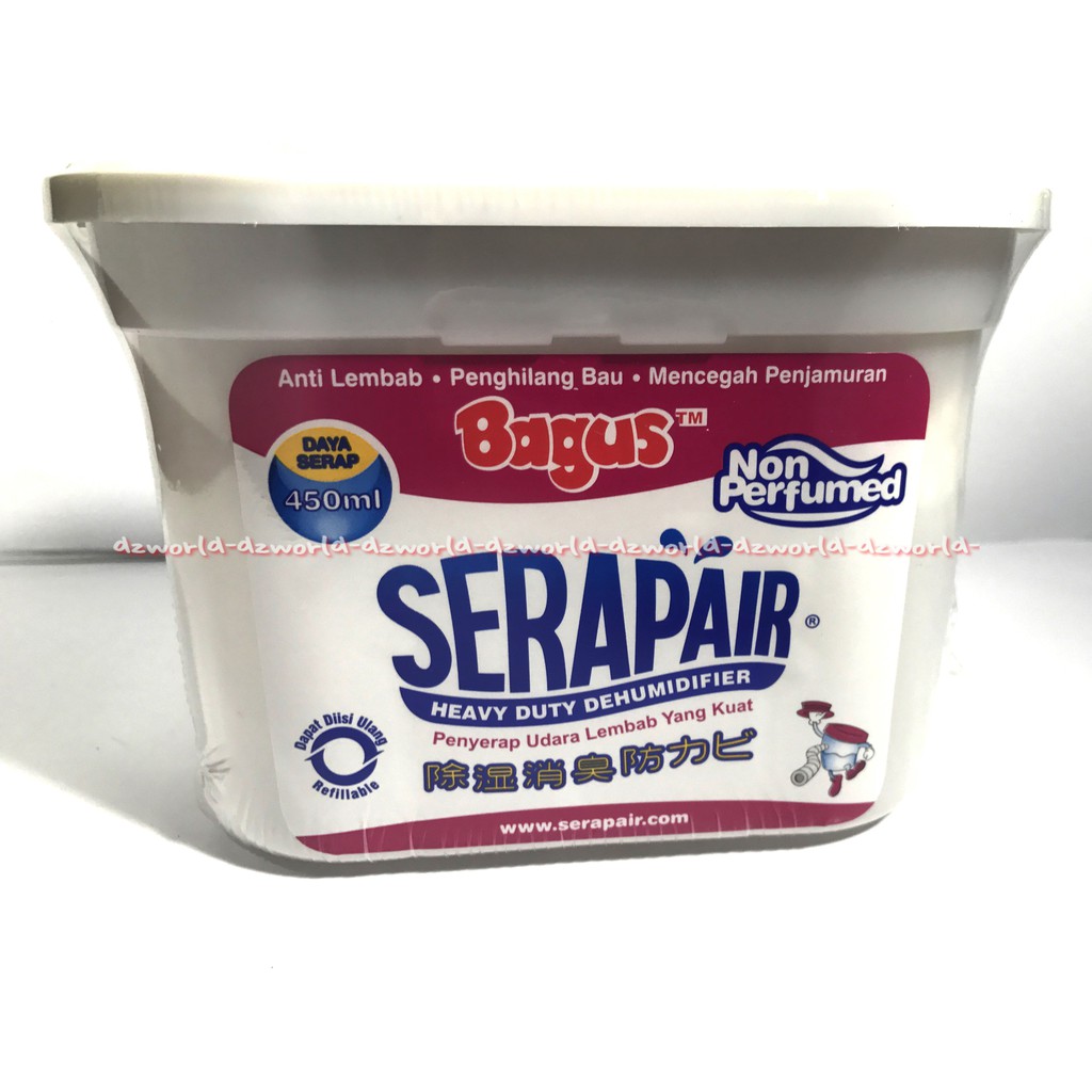 Bagus Serap Air White Putih Non Parfumed Anti Lembab Mencegah Jamur serapair450ml