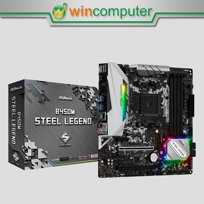 Asrock B450M Steel Legend