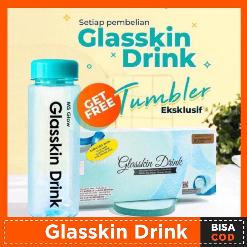 Ms Glow Glass Skin Free Tumbler  Msglow glasskin free tumbler