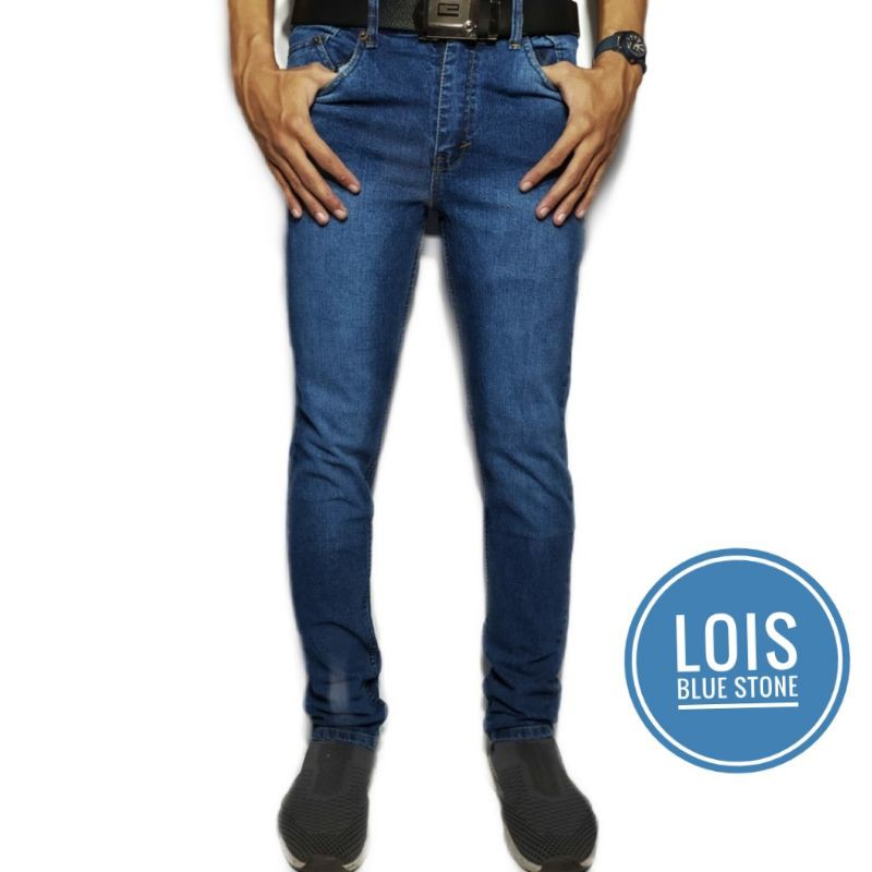 CELANA JEANS LOIS PRIA WARNA BIRU TUA WARNA BIRU MUDA BIRU TUA DAN DONGKER