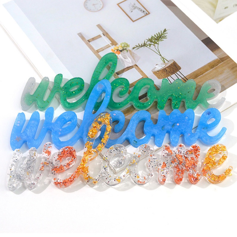 Siy 2pcs / Set Cetakan Resin Epoksi Kristal Diy Bentuk Pintu Rumah Bahan Silikon