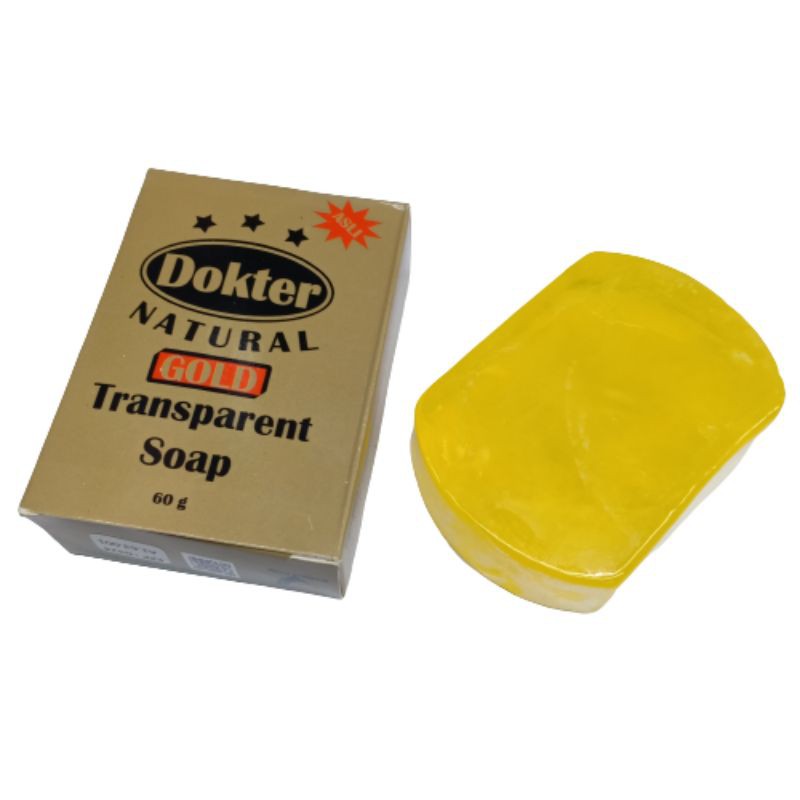 SABUN DR GOLD / Sabun Batang Dokter Natural Gold Transparent Soap