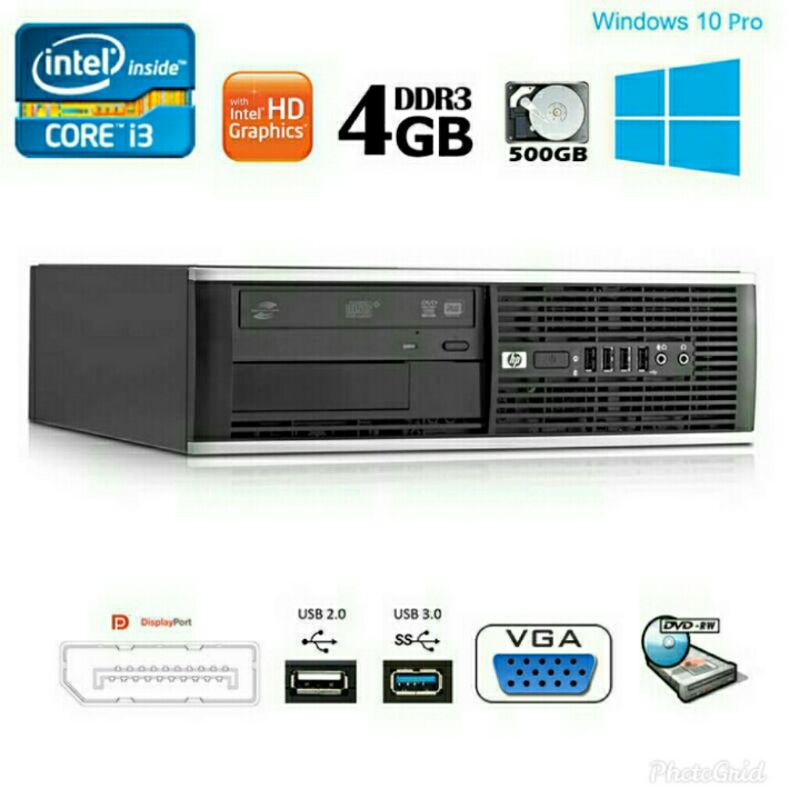 Promo Pc Hp Core i5 2400 Ram 4 Gb HDD 250 Gb DVD Harga Terjangkau Barang Like New