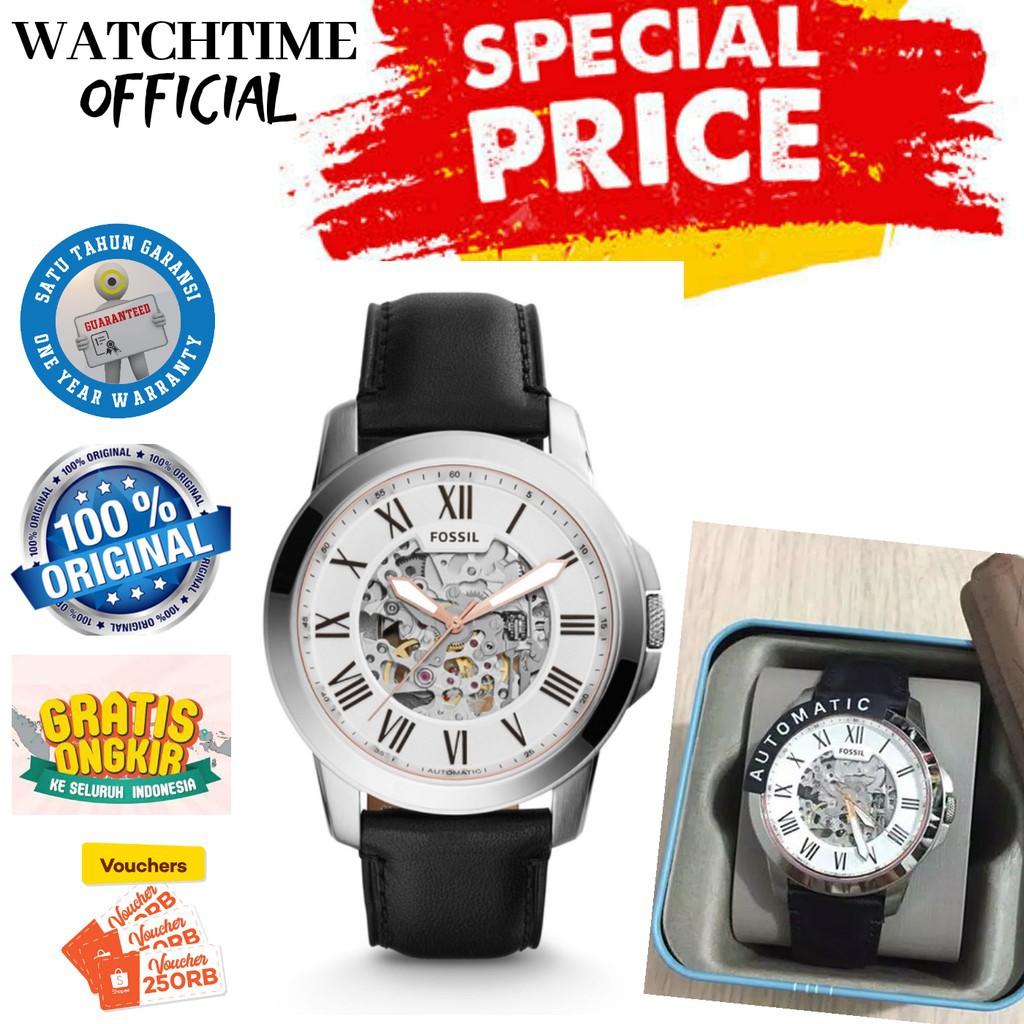 JAM TANGAN PRIA FOSSIL OTOMATIS AUTOMATIC TERBARU ORIGINAL ME 3101 TER MURAH  JAM TANGAN COWOK KEREN