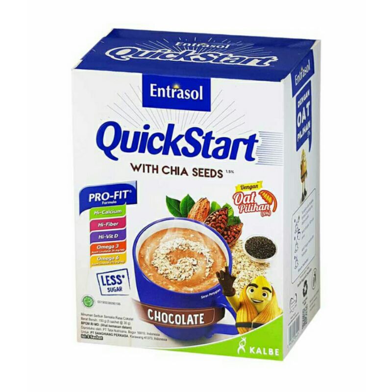 

Entrasol Chocolate/ Vanilla 5X30g - Cereal Quick Start With Oat