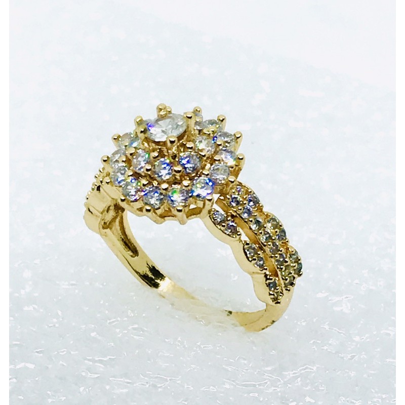 cincin permata //cincin wanita //peehiasan //cincin lapis emas//cincin