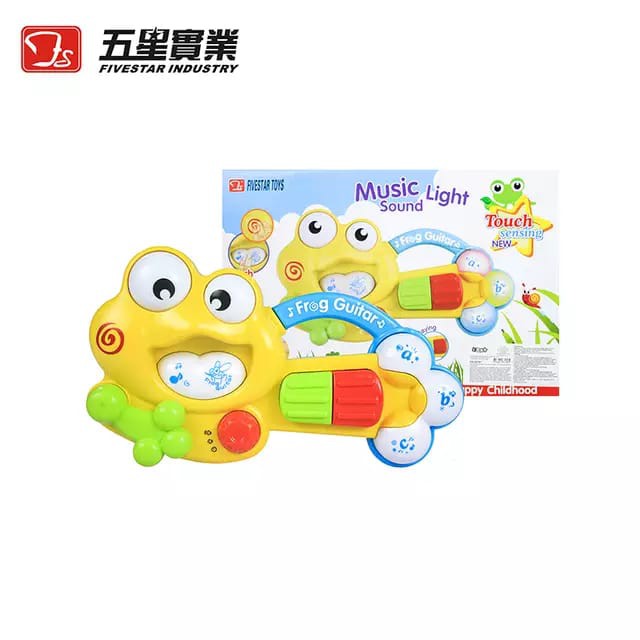 Mainan Anak Musik Gitar Frog GuitarB/O 35345