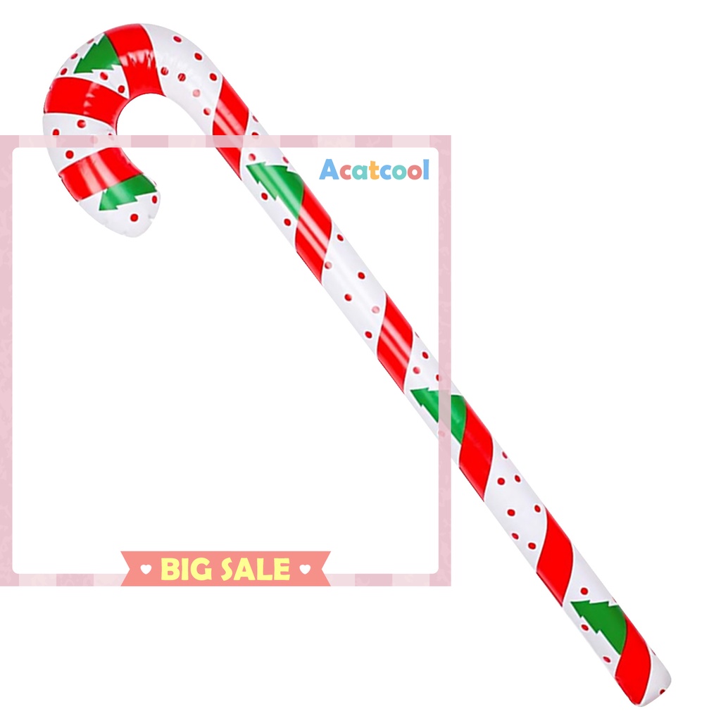 Inflatable Candy Canes PVC Candy Canes Balloons Costume Party Fancy Prop