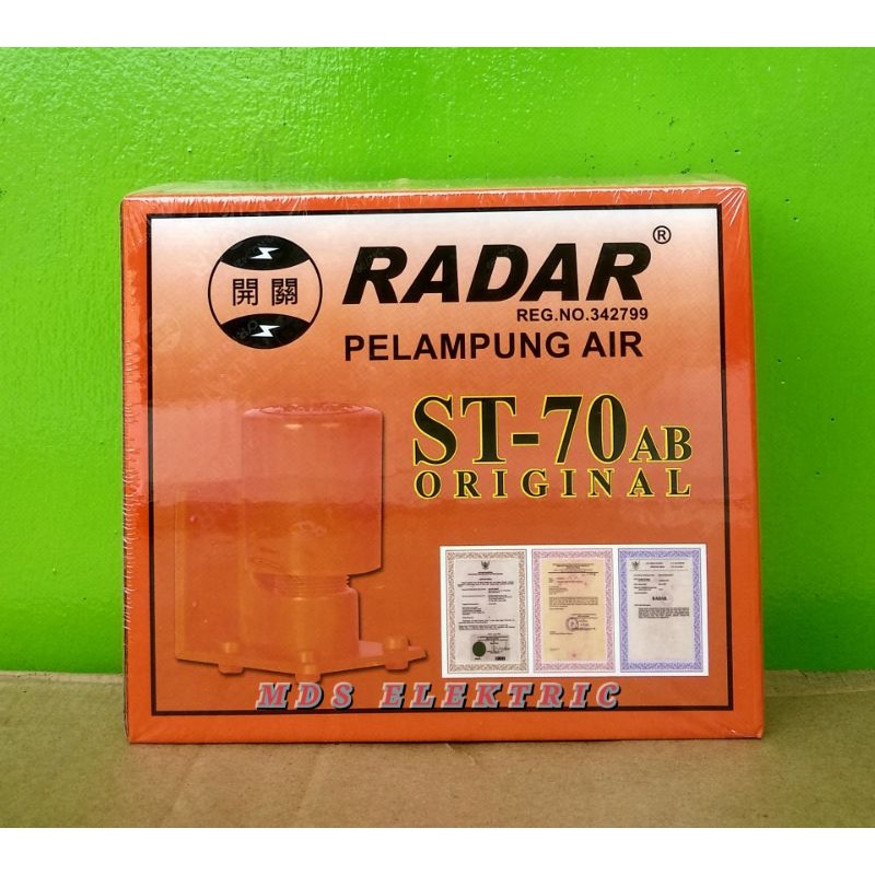 Pelampung Air Otomatis Radar ST - 70 AB Original / Alat Pengontrol Level Air ( perlengkapan toren )