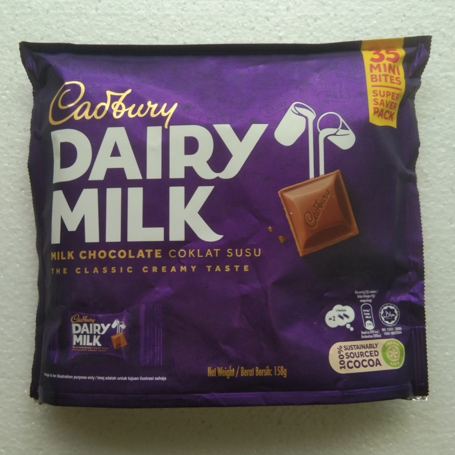 

Cadbury Dairy Milk Chocolate 40 Mini Bites super saver pack