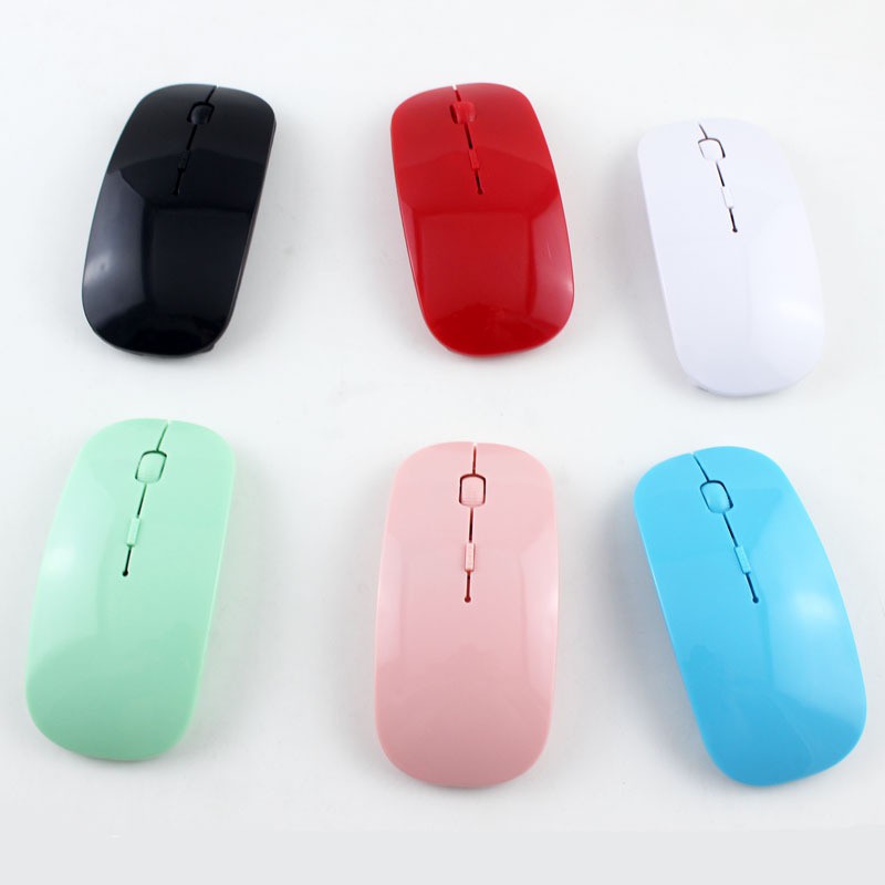 Mouse Slim Bluetooth Wireless Magic Optical 4D Laptop / PC Windows / Support Semua Windows