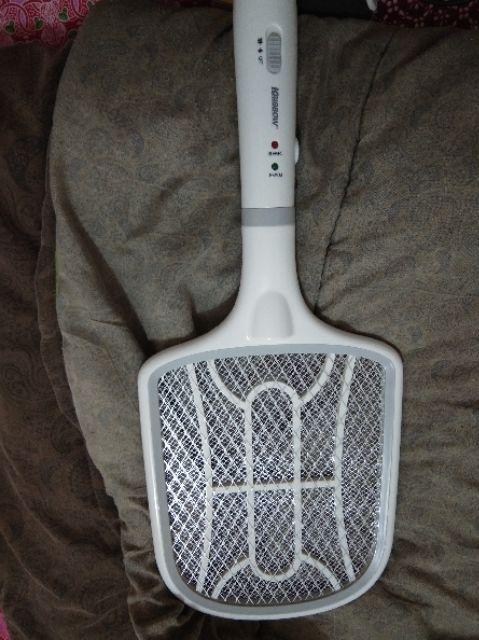 Original Raket Nyamuk Krisbow + Senter Charging Tanpa Kabel