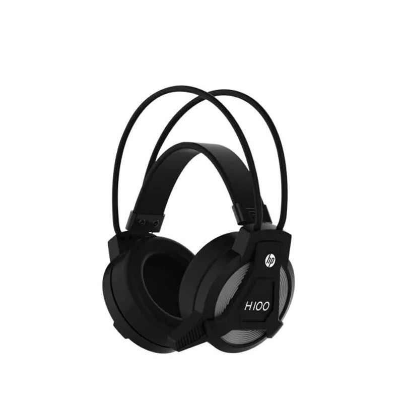 Headset Gaming HP H100 Original H-100 Mobile PC Headset With 2x Jack Headphone Gaming Series H 100