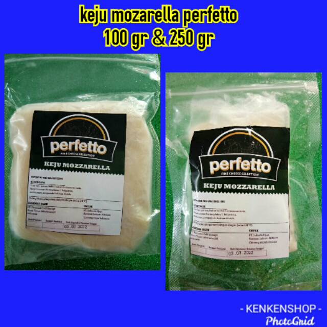 Keju mozarella perfetto 100 gr & 250 gr