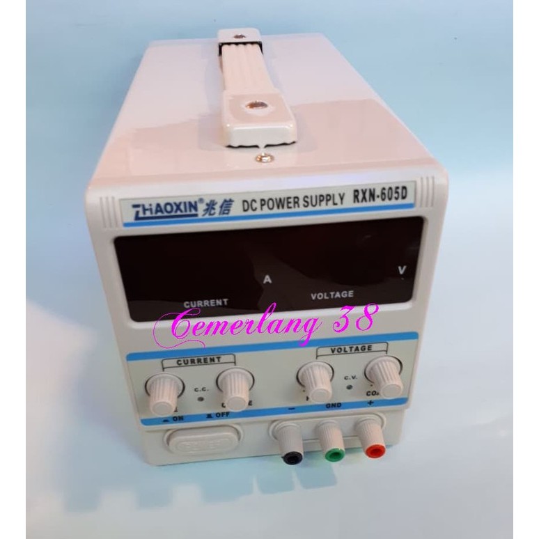 DC Regulator Voltase Power Supply Adjustable 60V 5A 3 digits - Regulated RX605D