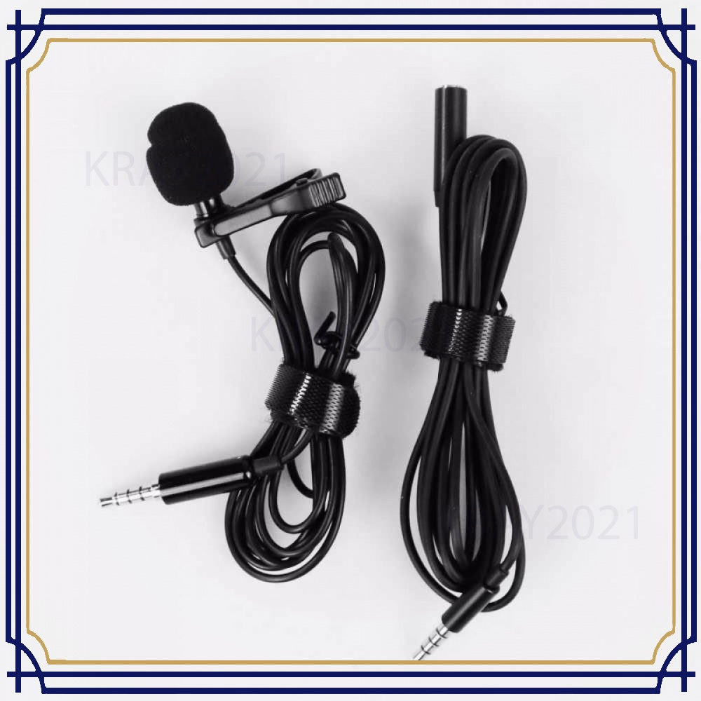 Professional Lavalier Microphone Clip Portable 3.5mm LM782