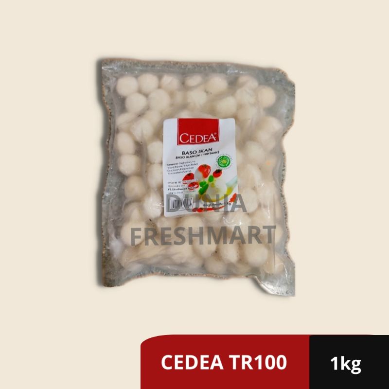 

CEDEA BAKSO IKAN TR100 1KG ISI 100pcs BASO IKAN MINI FISH BALL TR 100