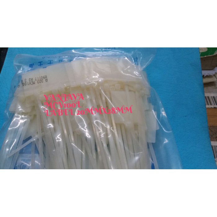 

kabel ties label MCV100L KSS marker tie label 20mmx28mm 10cm kss