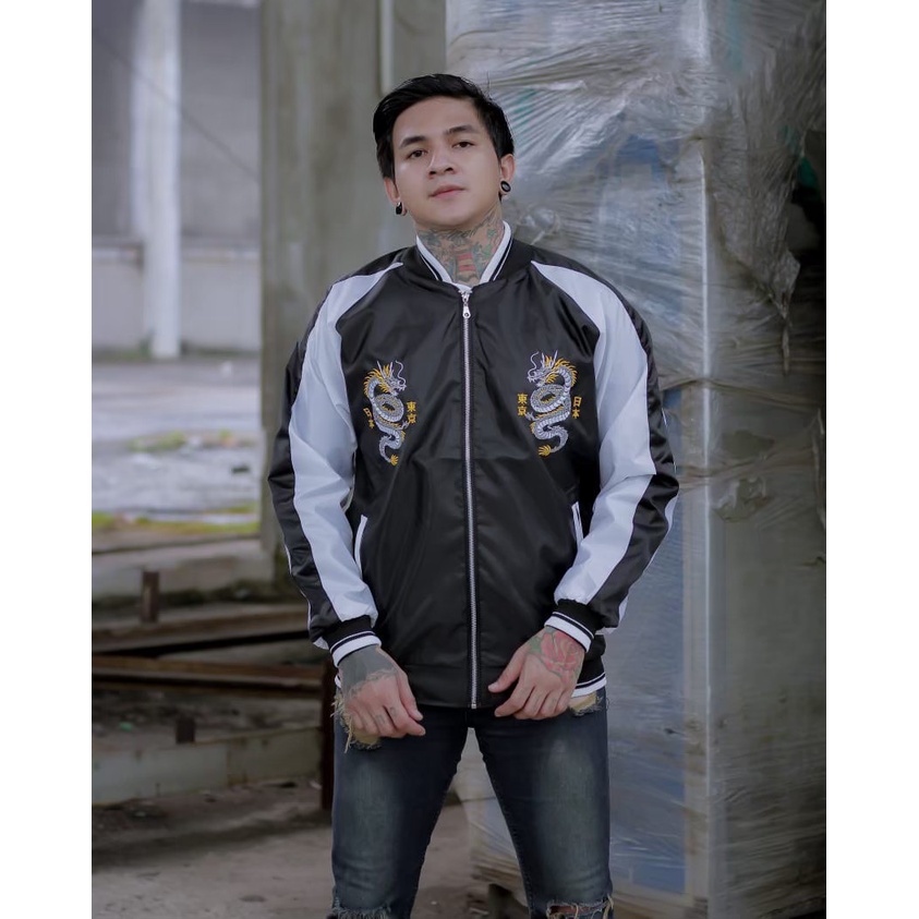 JAKET SUKAJAN BORDIR JAPAN UNISEX ORIGINAL ( COD ) BAYAR DI TEMPAT