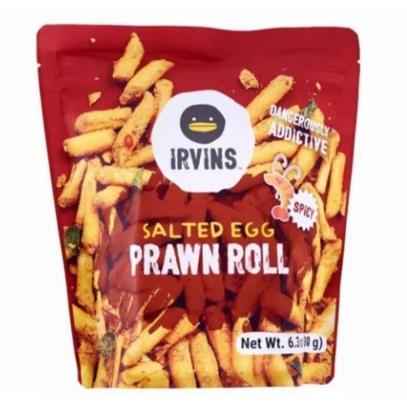 

IRVINS SALTED EGG PRAWN ROLL