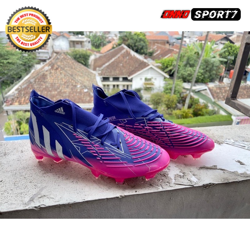 Sepatu Bola Adidas Predator Edge .1 High Purple Pink
