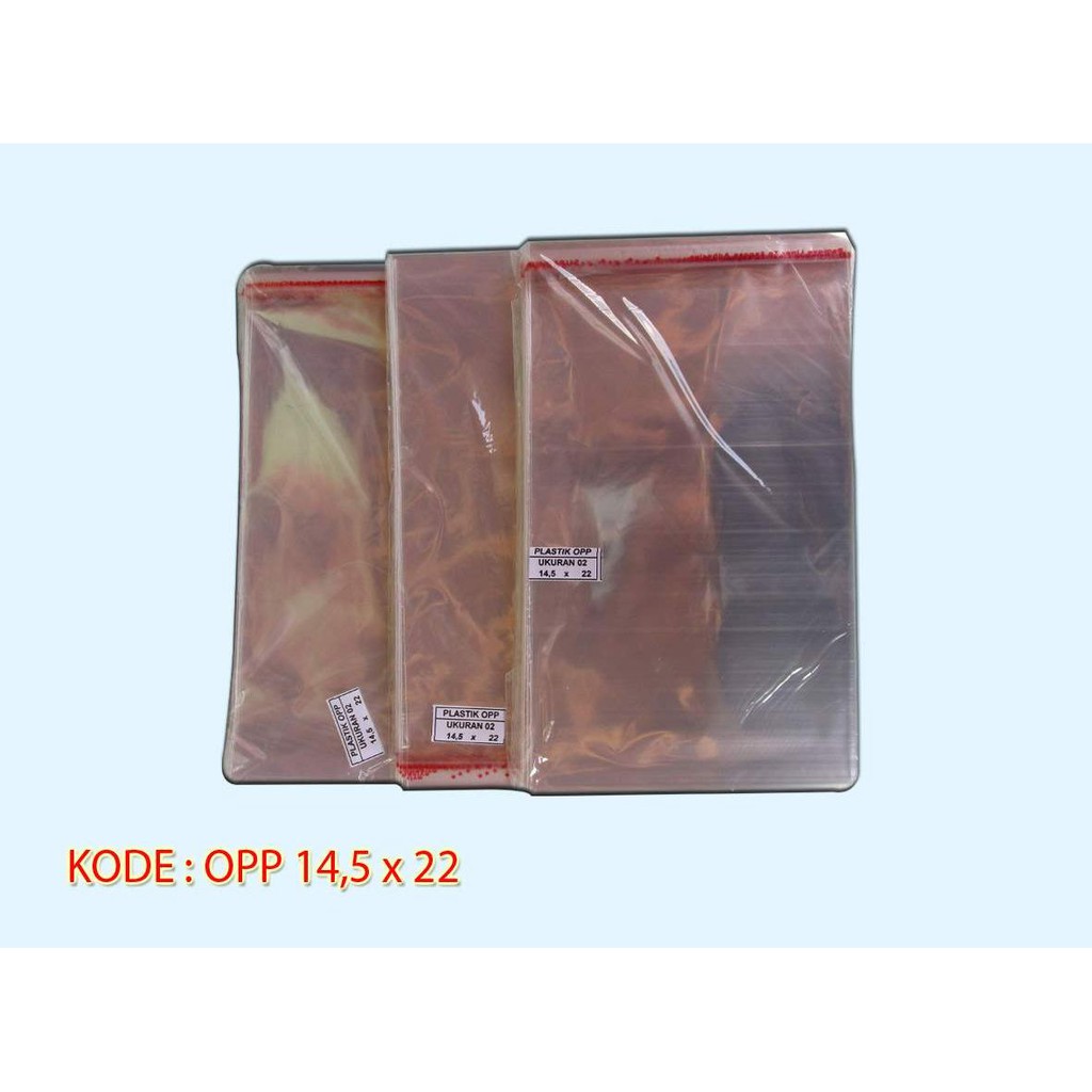 

Plastik Opp Ukuran 14,5 x 22