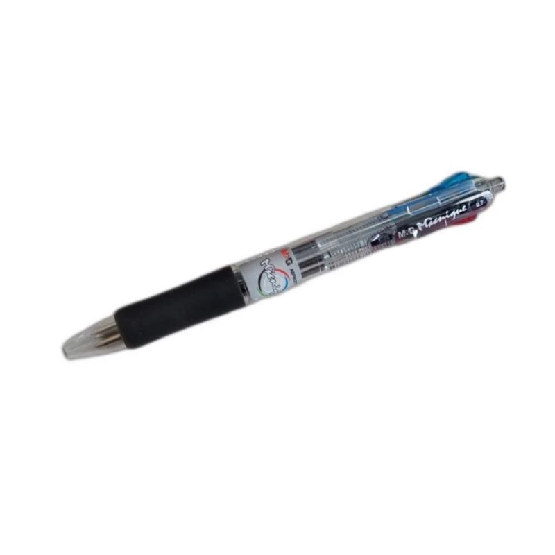 

M&G Ballpoint Retractable 0.7mm 4 Colour Comfort Rubber Grip ABP80371 / Pulpen 4 Warna 0.7mm