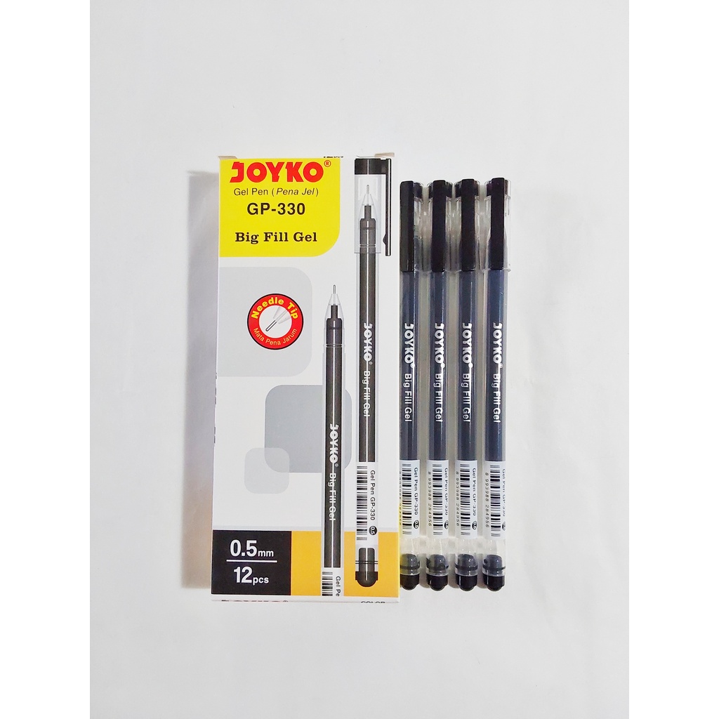 

(PAK) Gel Pen Pulpen Pena Joyko GP-330 Big Fill Gel 0.5 mm