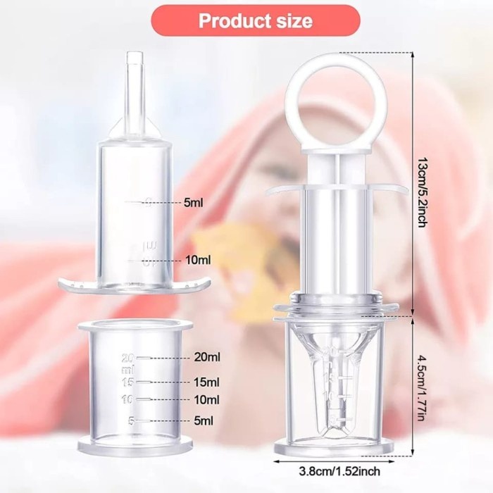 Pipet Alat Bantu Minum Obat Bayi Baby / Baby Medicine Feeder / Dot Tetes / Pipet Baby - DMO