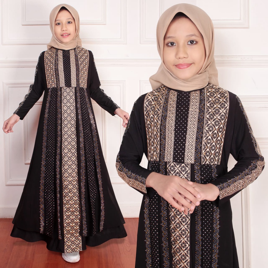 // ABAYA TURKEY // ABAYA ANAK // ABAYA HITAM ANAK // GAMIS ANAK // COD