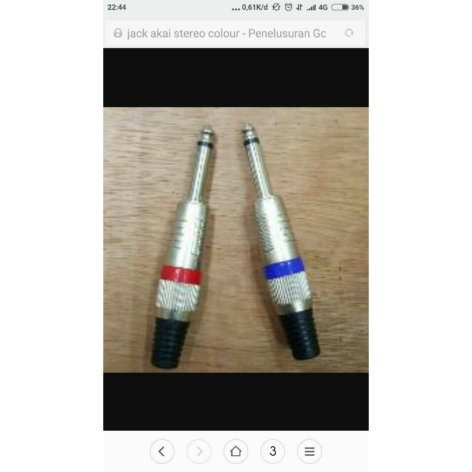 New Jack Akai mono Canare Colour warna