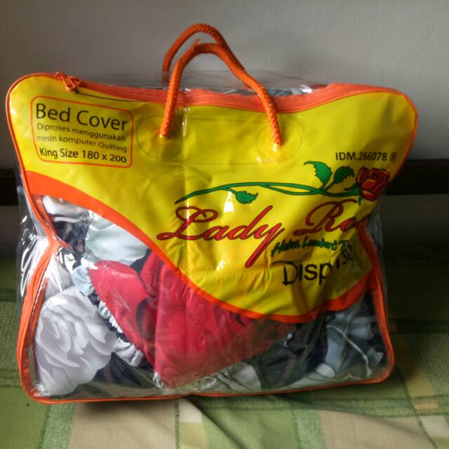 Set badcover sprai, bantal, guling, badcover