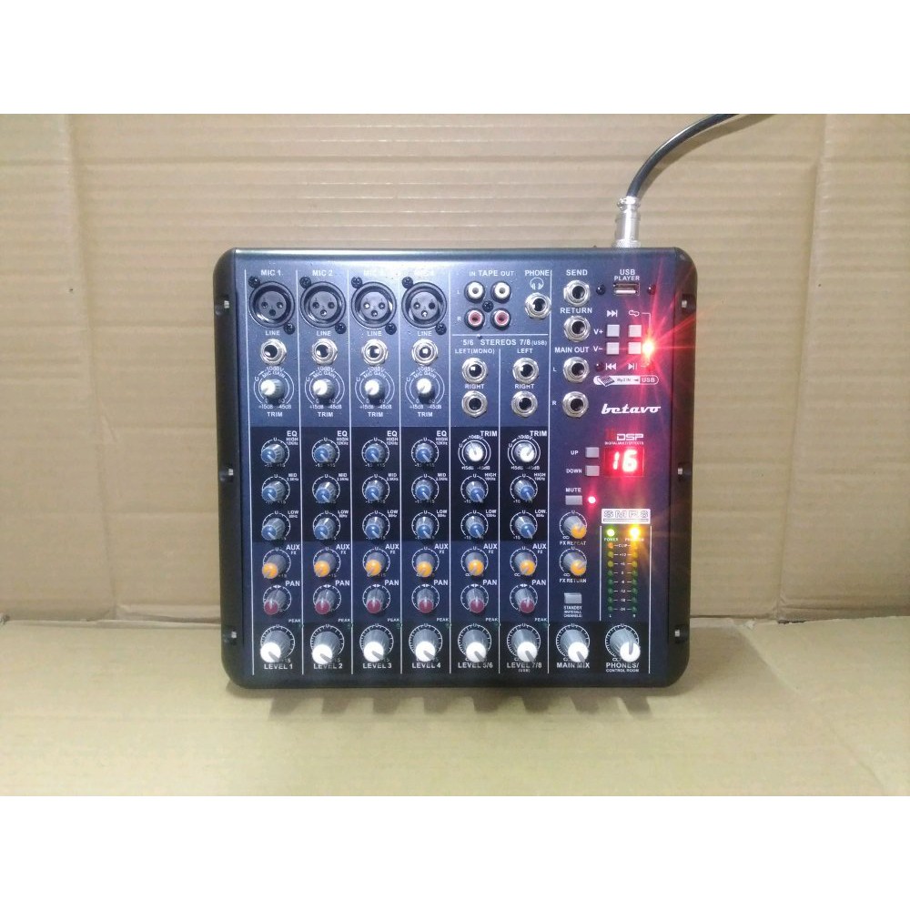 MIXER AUDIO 8 CHANNEL BETAVO SMR8