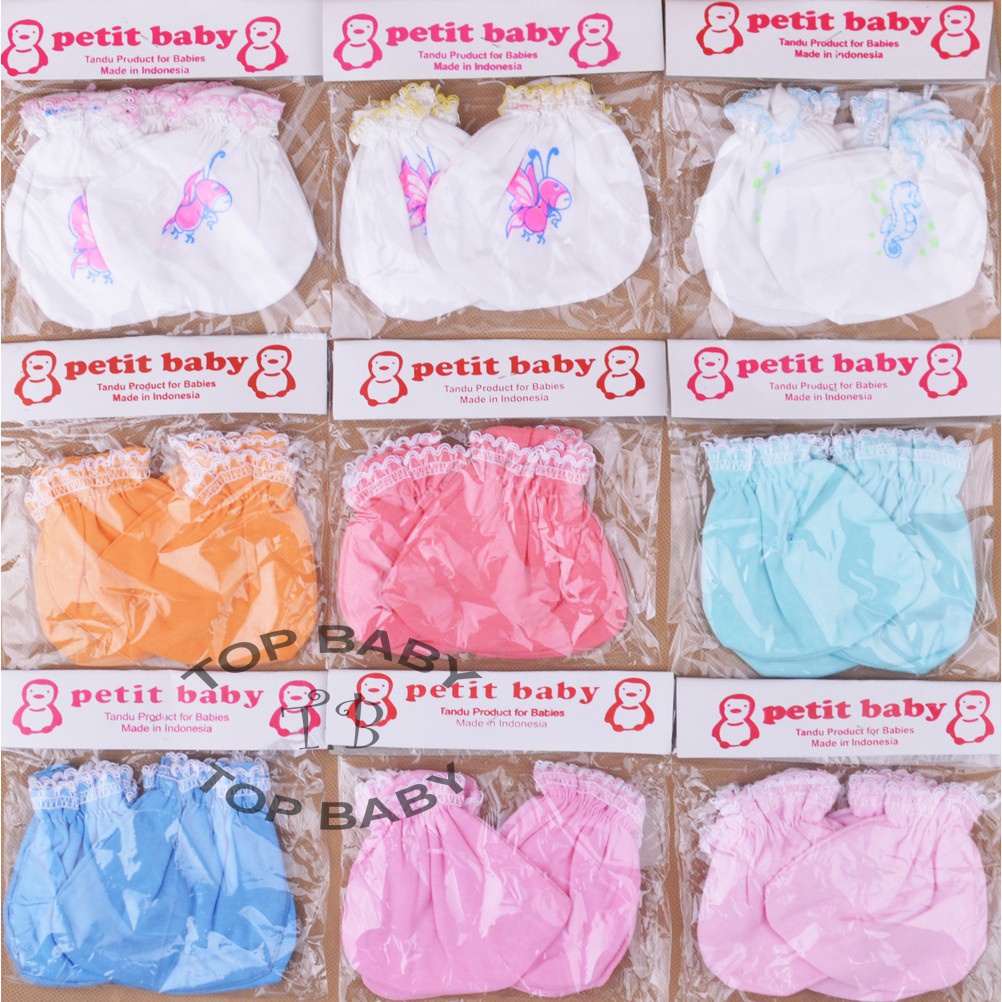 Sarung Tangan Dan Kaos Kaki Bayi 1 Set Petit Baby - 4592