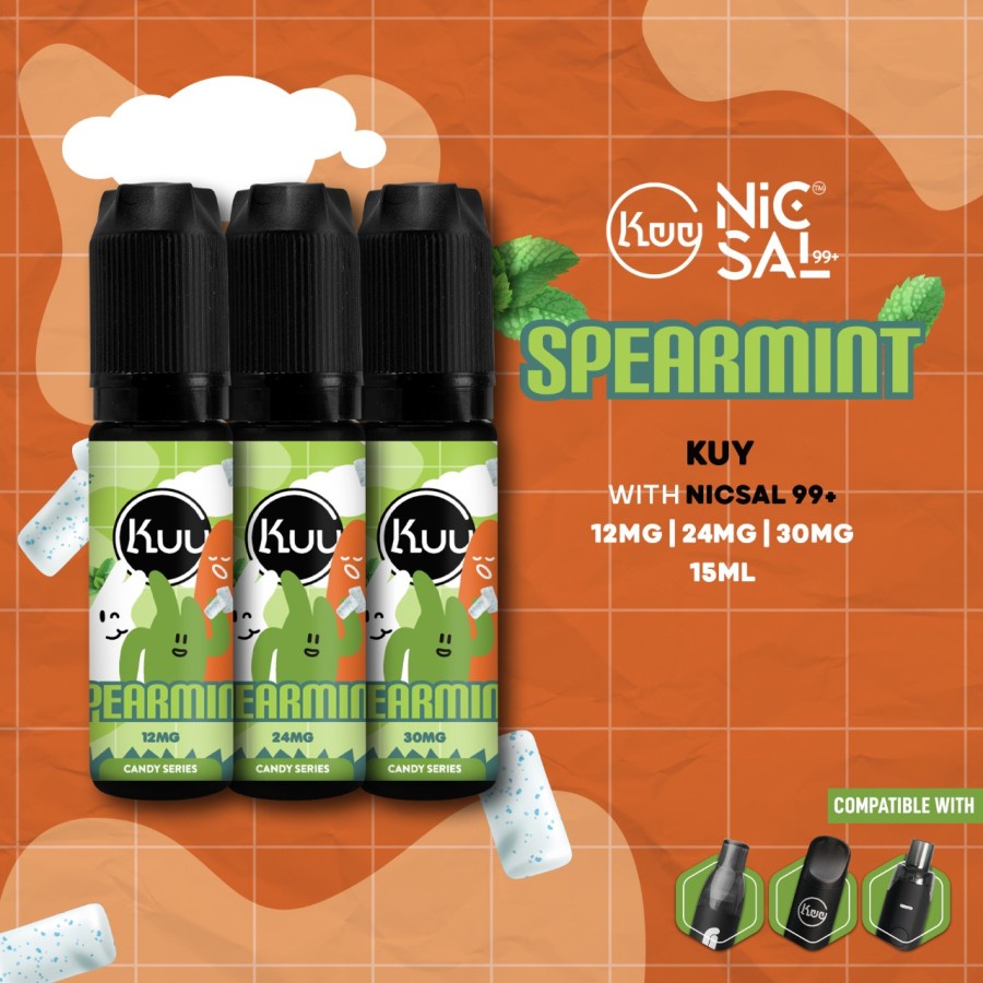 MOVI KUY NISCAL99 NISCAL 99 SPEARMINT SALT 12MG 24MG 30MG 15ML