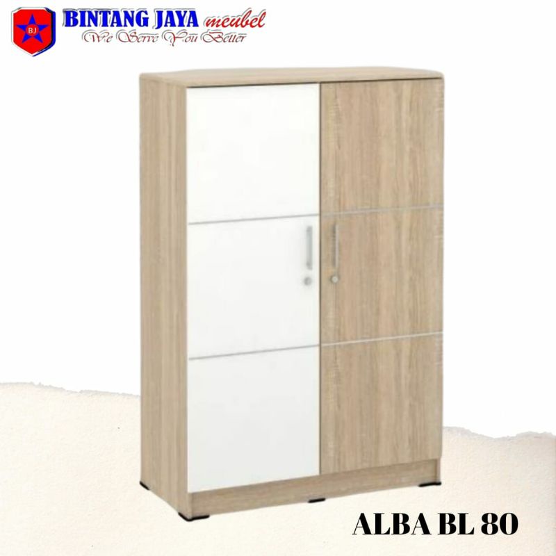 Cubic Lemari Kecil Minimalis / Almari Pakaian 2 Pintu / LUNA BL 120