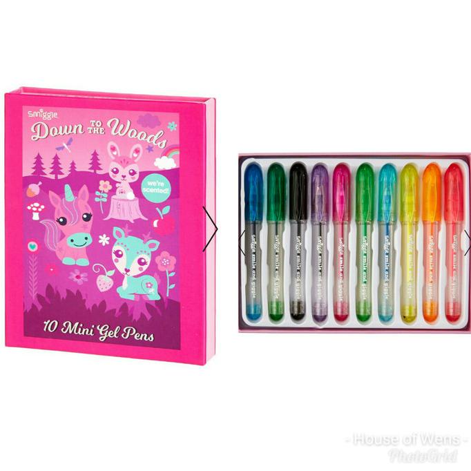 

SMIGGLE MINI GEL PENS POCKETPAL X10 - PULPEN GEL WANGI WARNA SMIGGLE
