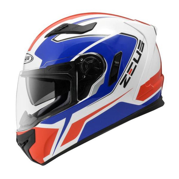 Helm Zeus Fullface ZS-813 White/AN6 Blue
