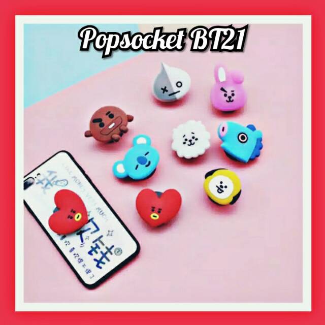 Download POPSOCKET BT21 BTS BANGTAN BOYS KPOP ARMY popsoket murah popsoket 3d karakter tata cooky chimmy ...