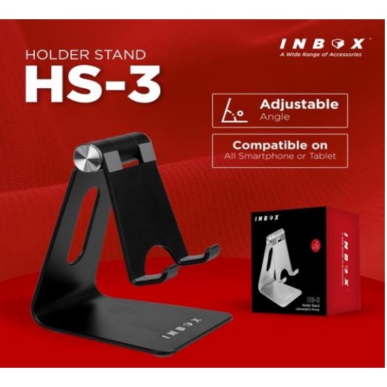 INBOX Holder Stand Handphone HS 1 / 2 / 3 Holder Gadget Liftable Dudukan HP