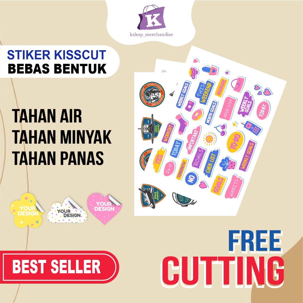 

STIKER CUSTOM A3+VINY GLOSSY BENTUK BEBAS