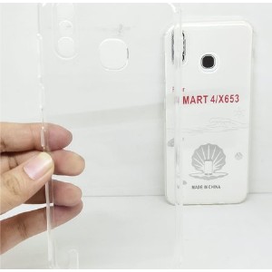 Soft Case Clear HD with Protector Camera Infinix Smart 4 X653 6.6 inchi TPU Silicon Transparan