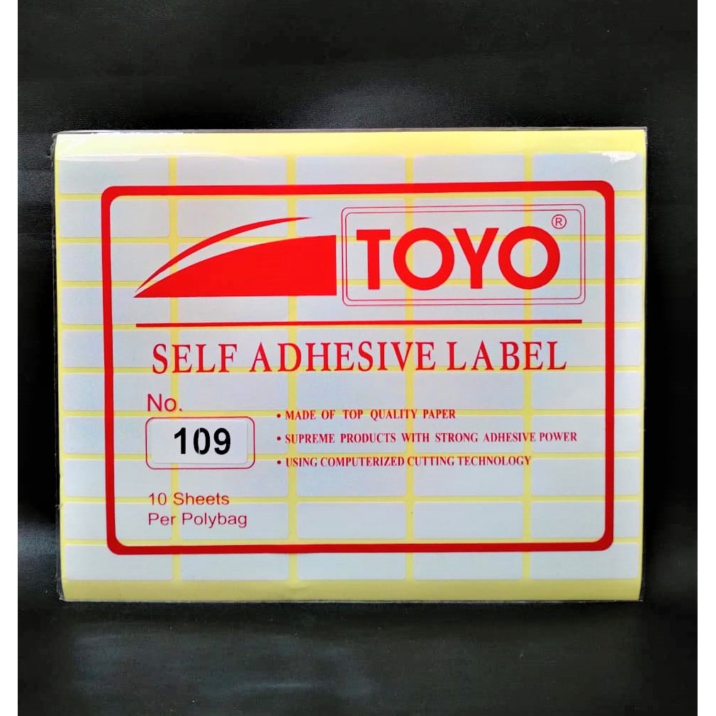 

LABEL NAMA STIKER 109 ( 13 X 38 MM ) ISI 10 LEMBAR NAME LABEL