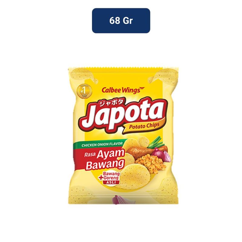 Japota potato chips rasa ayam bawang 68 gram