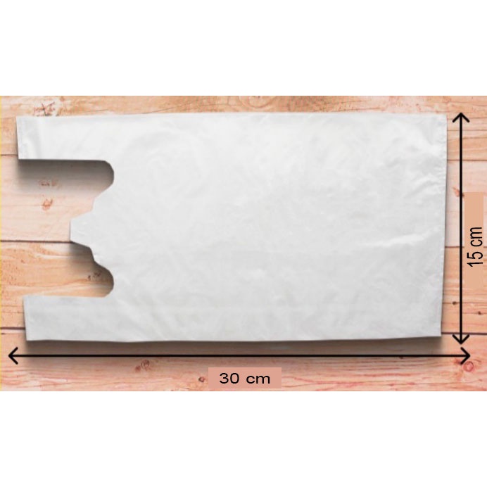 Kantong Kresek Plastik Transparan Ramah lingkungan Bening Jangkar Uk 15 dan 24 HDPE 300 gram