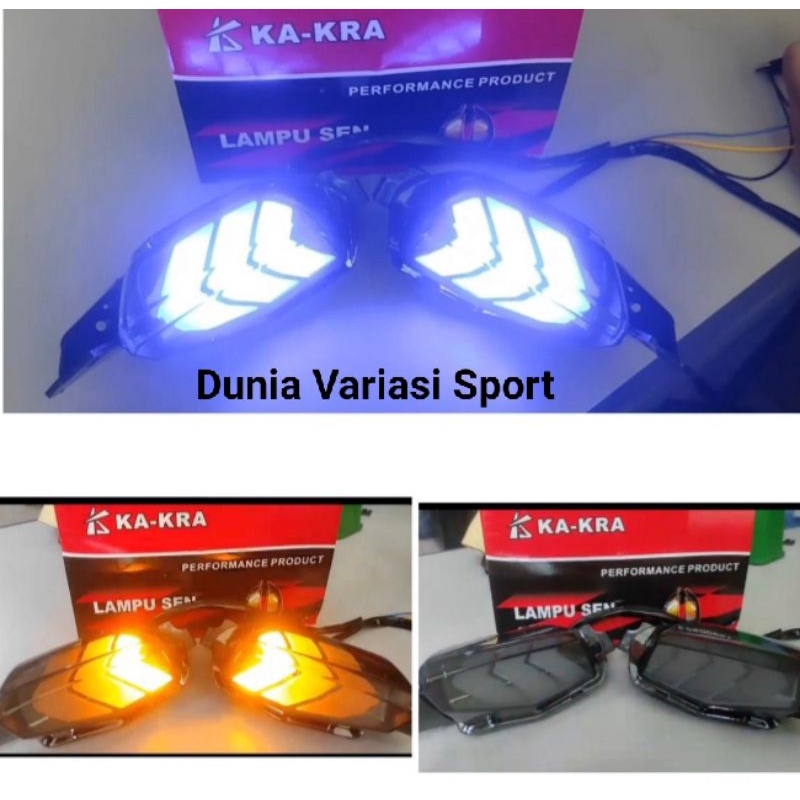 Lampu Sen Depan Nmax New 2020-2021 Merk KAKRA Senja Biru