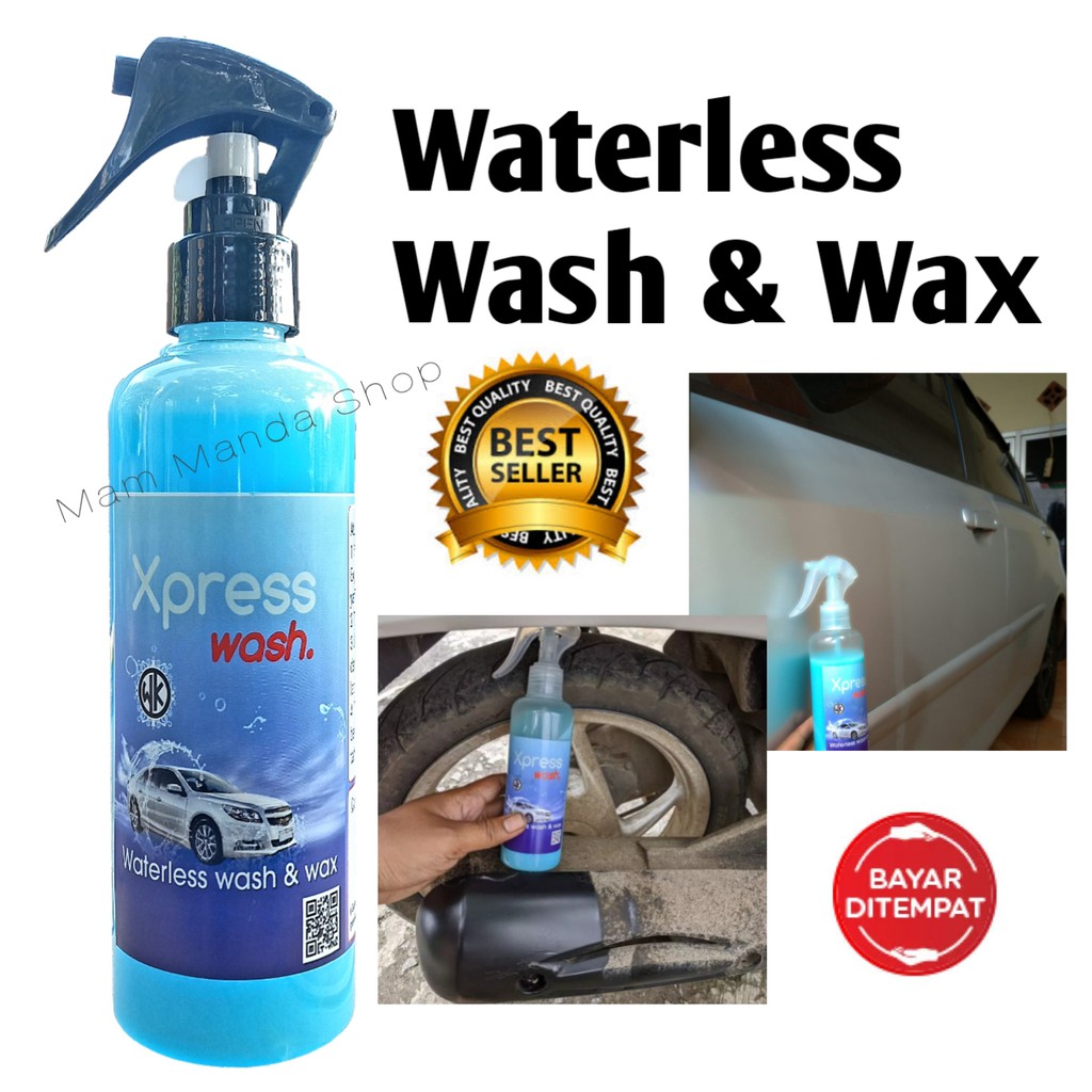 Waterless Wash and Wax / Cuci Sepeda tanpa air / Xpress Wash 250ml / Pembersih Sepeda / Motor Mobil