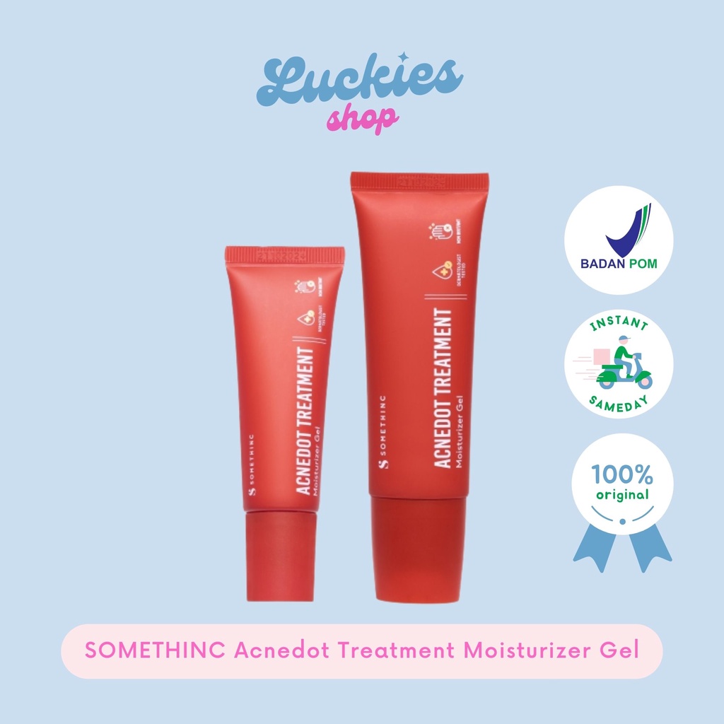 BPOM SOMETHINC ACNEDOT Treatment Moisturizer Gel Krim Pagi dan Malam Kulit Jerawat Acne Cream Acne