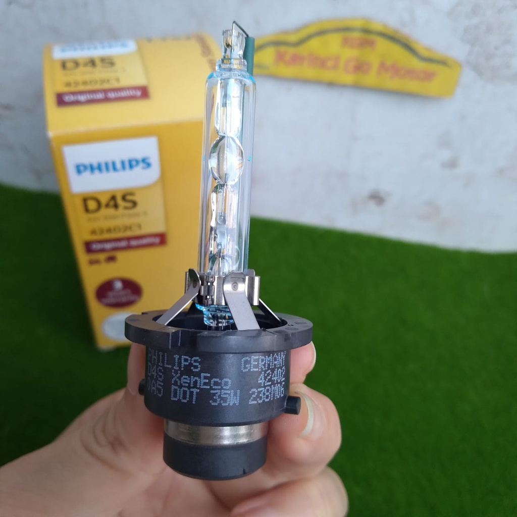 Bohlam Lampu HID Alphard Vellfire D4S Philips 42V 35W 42402C1 Asli