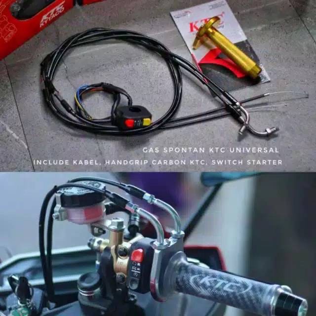 Gas Spontan Ktc Kabel 2 Gaspontan KTC Original Universal Semua Motor Bisa